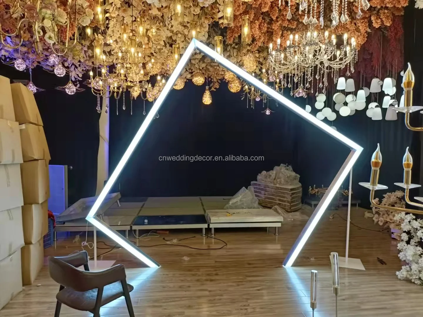 New Personalized Lightup Wedding Tunnel Led Wedding Aisle Stage