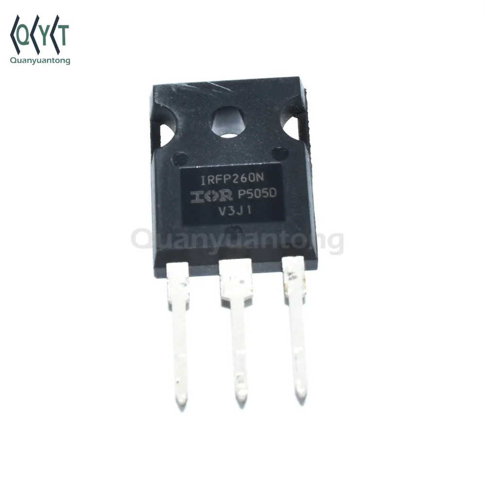 MOSFET Pin 50A 200V Major Brands IRFP260N Semiconductor Pack of 2 20.3 mm H x 15.9 mm L x 5.3 mm W TO-247AC N-Channel 