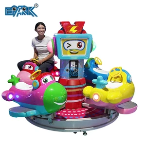 Shopping Center Amusement Park Rotate Airplane Game Machine Coin Operated Kiddie Rides for Sale