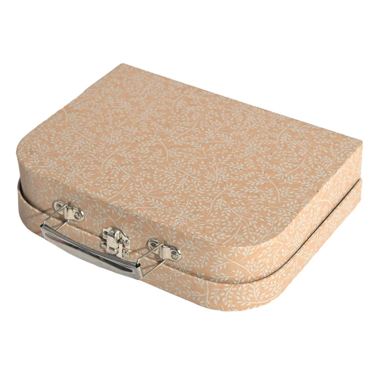 Biodegradable Manufacture Wholesale Scatola Regalo Craft Paper Packaging  Cardboard Suitcase Box for Children