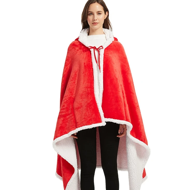 Sherpa Wearable Hoodie Blanket Ultimate Winter Comfort