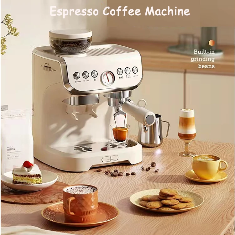 Foshan Electrical Appliances Coffee Maker Machine Automatic Commercial Expresso Machine With Coffee Grinder