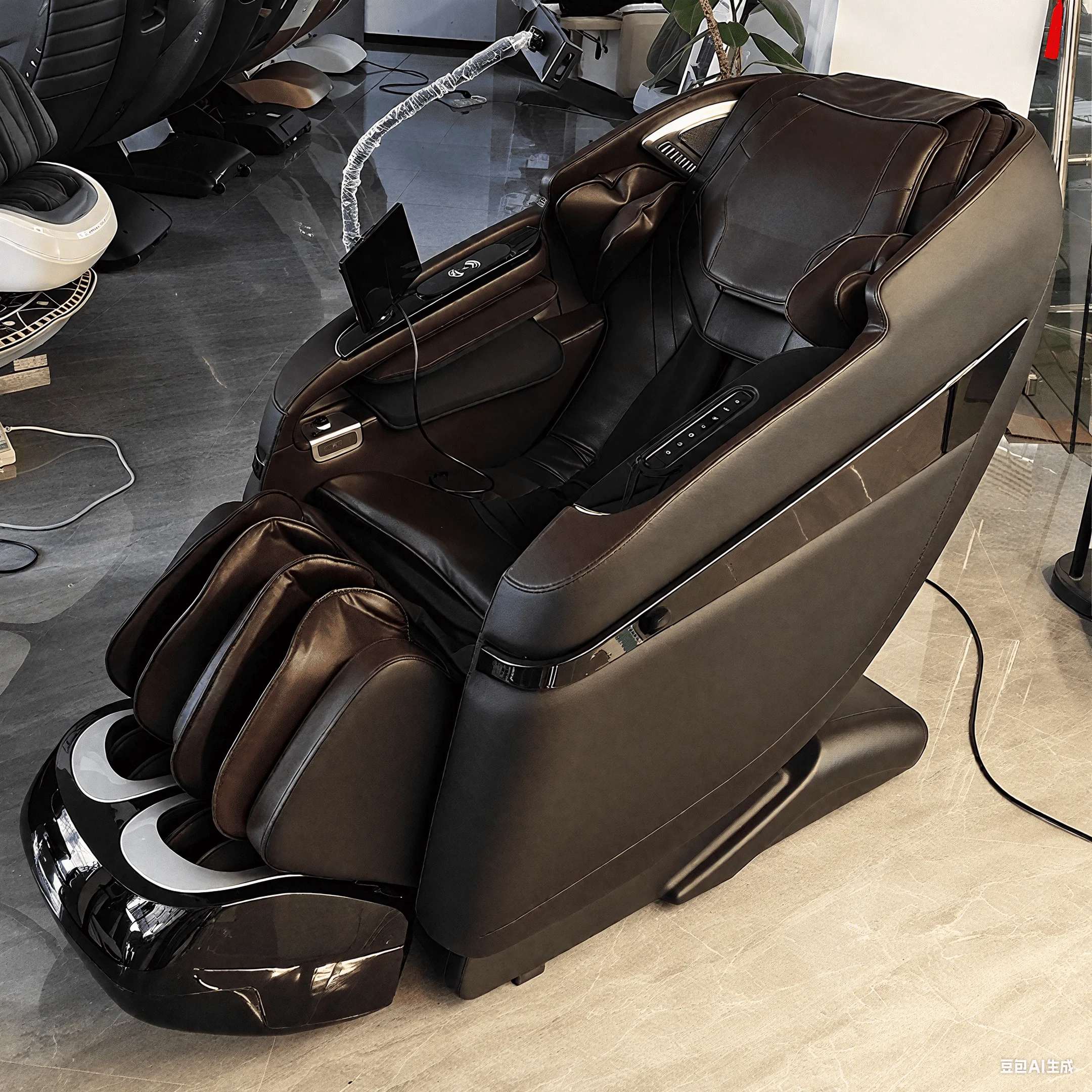 Luxury Best 4d Shiatsu Ai Voice Head and Shoulder Electric Massage Chair Full Body for Health Care G9 2025