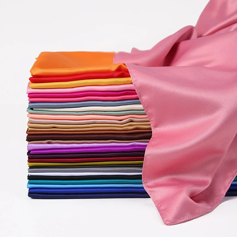 2021 Cheap Head Scarves Custom Scarf Silk   Breathable Muslim Hijab 2021 Solid Colored Somali Kenya Soft Material Big Scarves