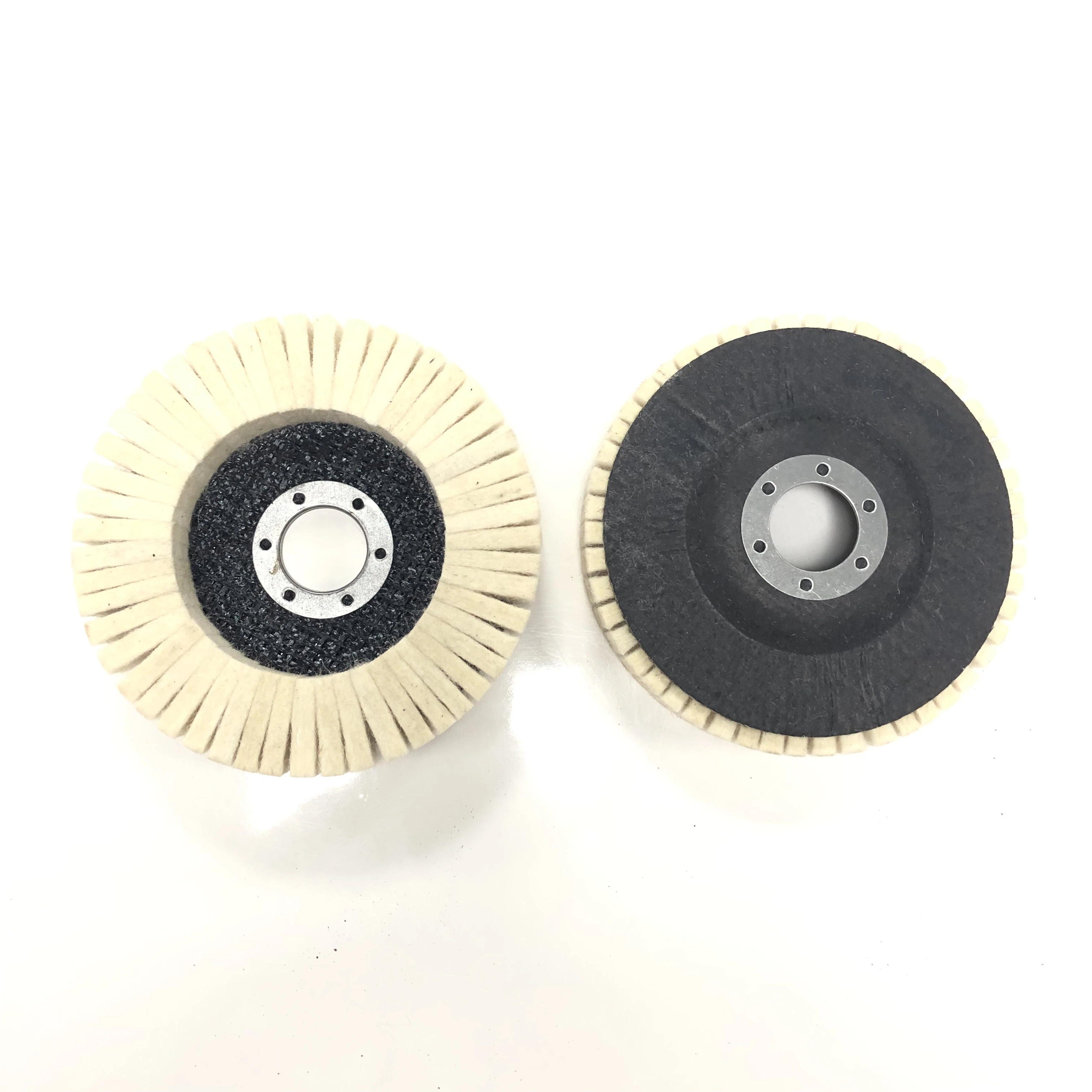 115*22mm Wool Felt Polishing Flap Disc Sheet Wool Grinding Pad