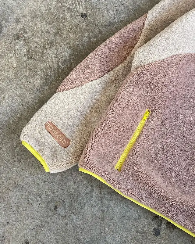 Customised Winter Zipper Fluffy No String Blank Patch Work Plain Pullover Oversized Thick Heavy Cotton Sherpa Fleece Hoodies Men gallery 5
