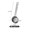 Cuillère doseuse ronde en titane pur pour grains de café (env. 13g)