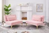 Pink Teddy + Fabric + 2 Seat