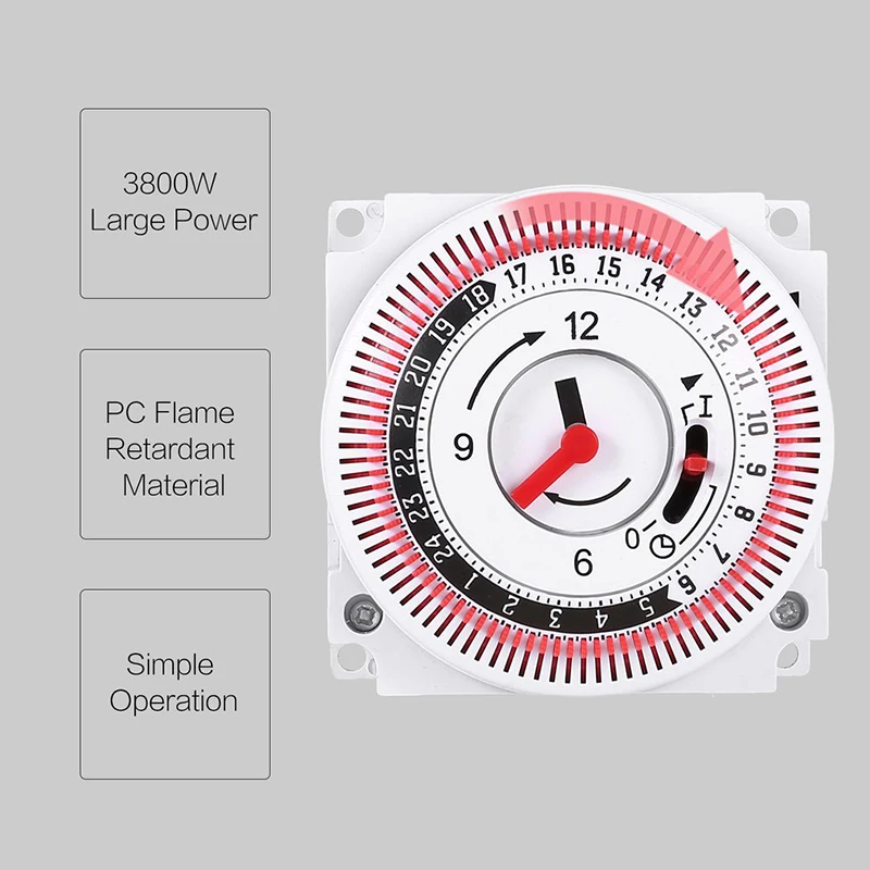 Mechanical Timer Module - 250V Time Counter Reminder