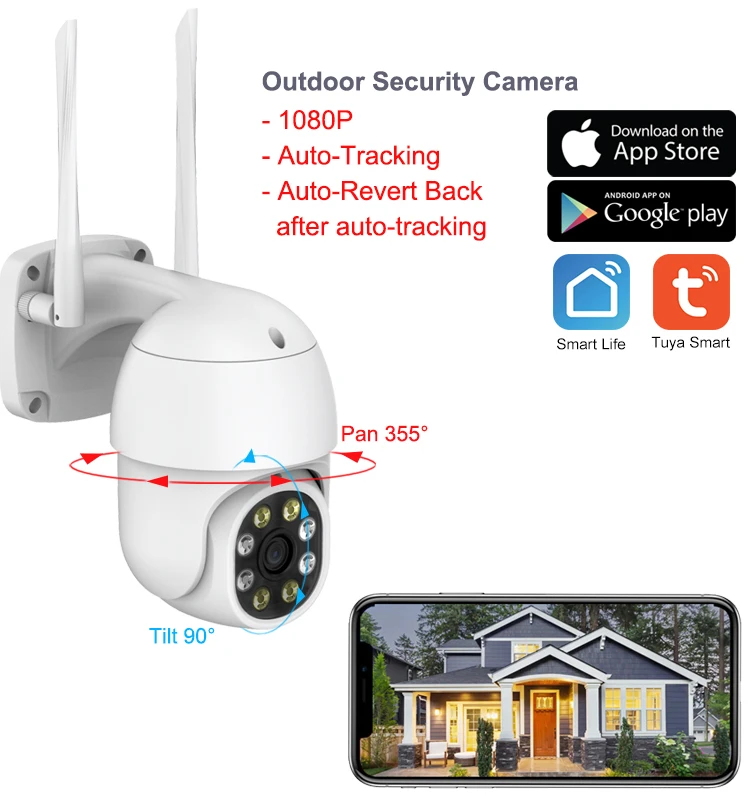 outdoor mini speed dome camera app