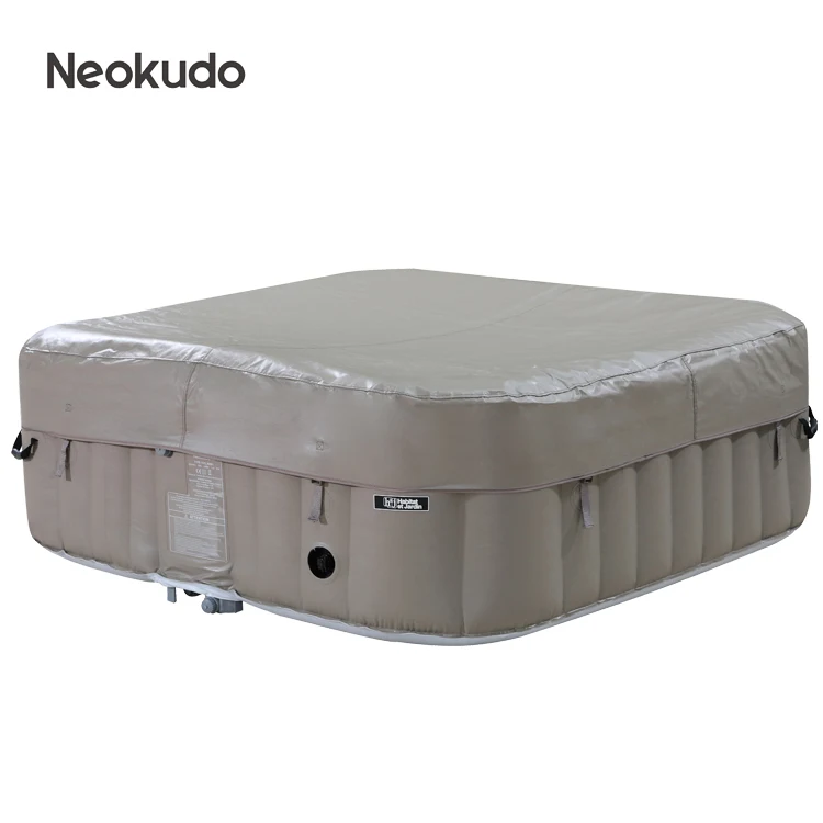 6 Person Inflatable Hot Tub Spa Customized Color Portable Hot Tubs