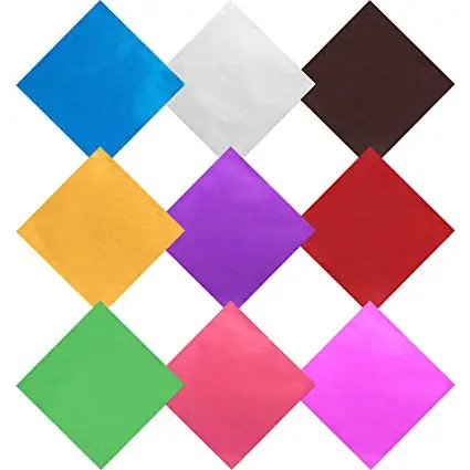 Печать на заказ, пищевая шоколадная фольга, упаковочная бумага, красочная Фольга для конфет