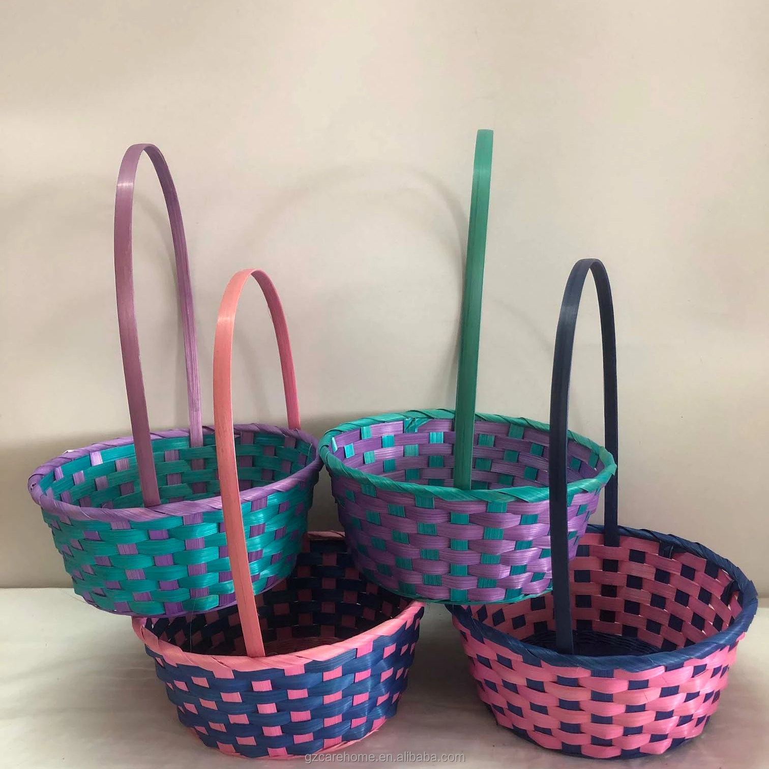 Portable Handmade Rattan Storage Container Houseware Bamboo Woven Gift Storage Basket With