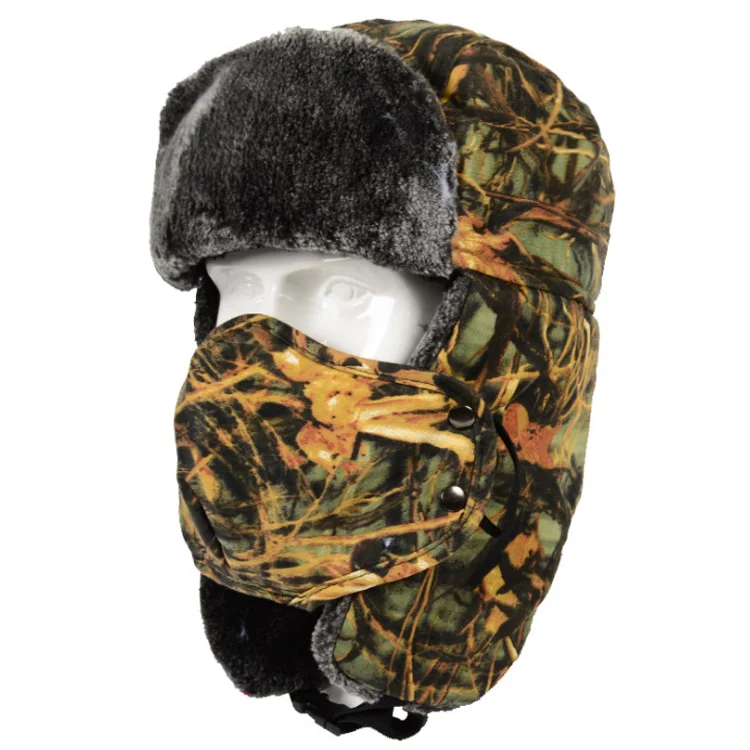 Y-z Winter Earmuffs Black Trapper 