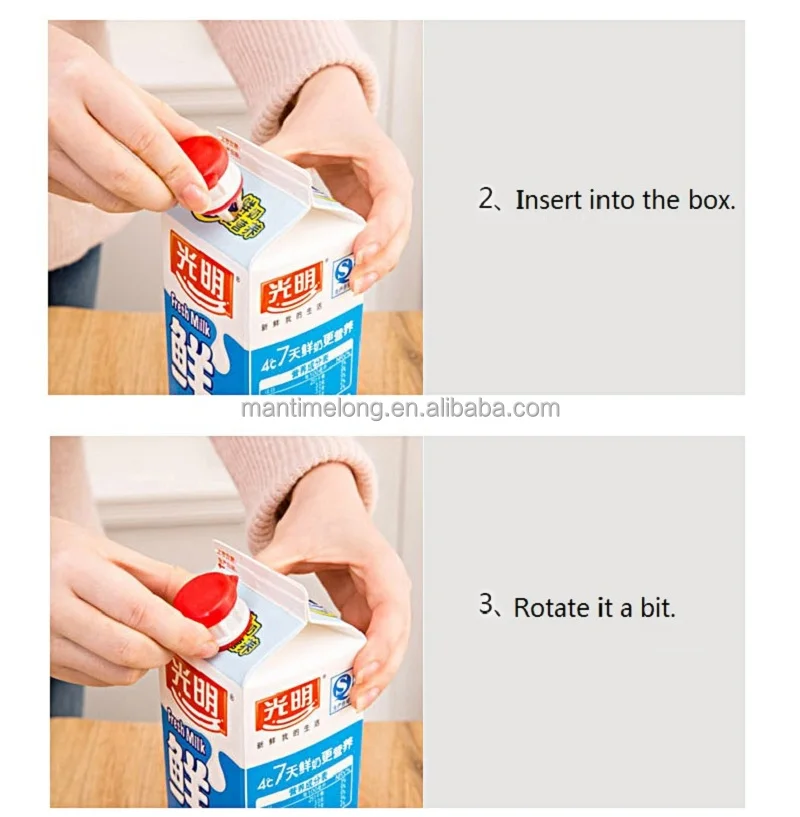 2pcs/set Creative anti-sprinkling beverage milk pourer