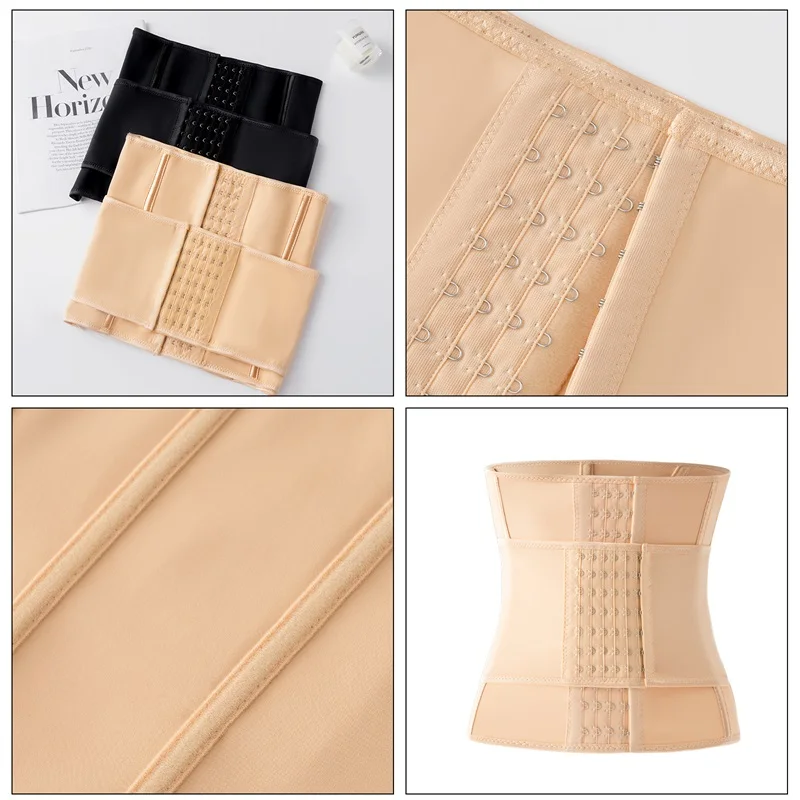 Custom Full Body Waist Cinchers Women Double Belt Trimmer Corset Enhance Waist Trainer Shaperwear Shaping Tummy Control Shaper supplier