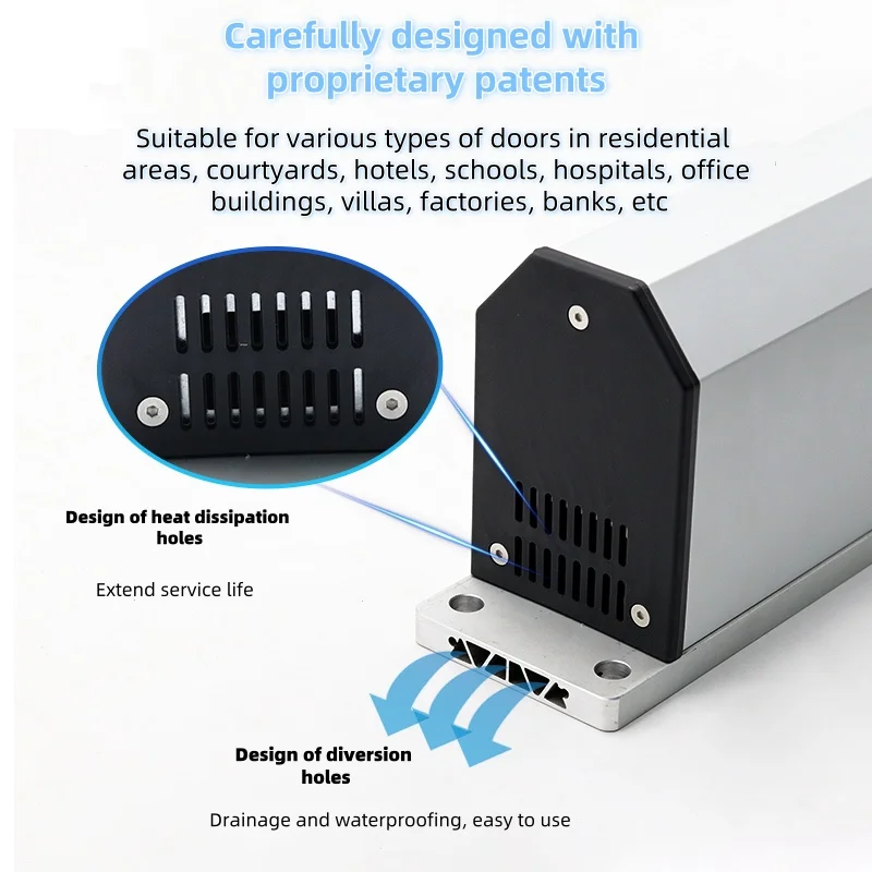 Exclusive Factory Direct Sale Automatic Door Opener Side-mounted 300kg Heavy Duty Swing Gate Motor
