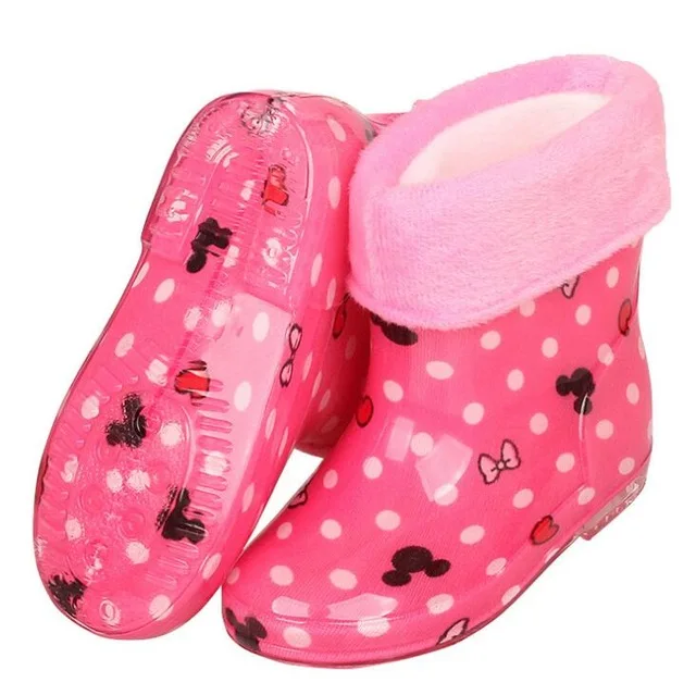 pink water boots