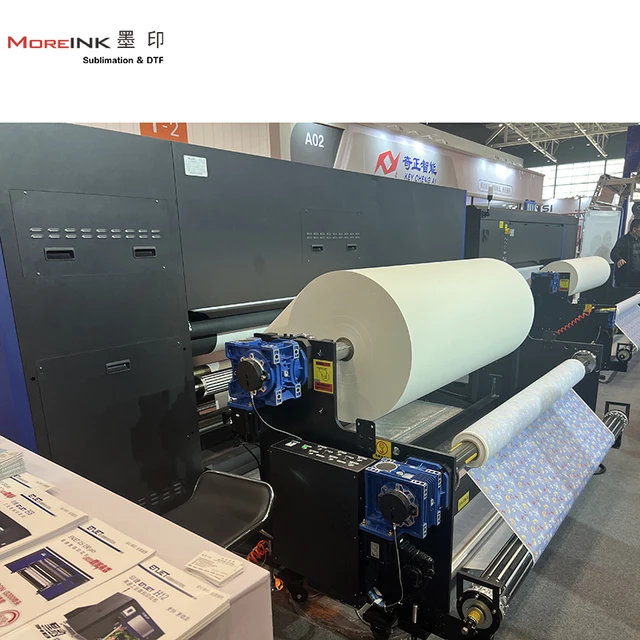 ENJET 1.9m 2.6m Fabric Textile Printer Machine 3.2m Sublimation Printer 15 Heads Dye Inkjet Sublimation Digital Printing machine