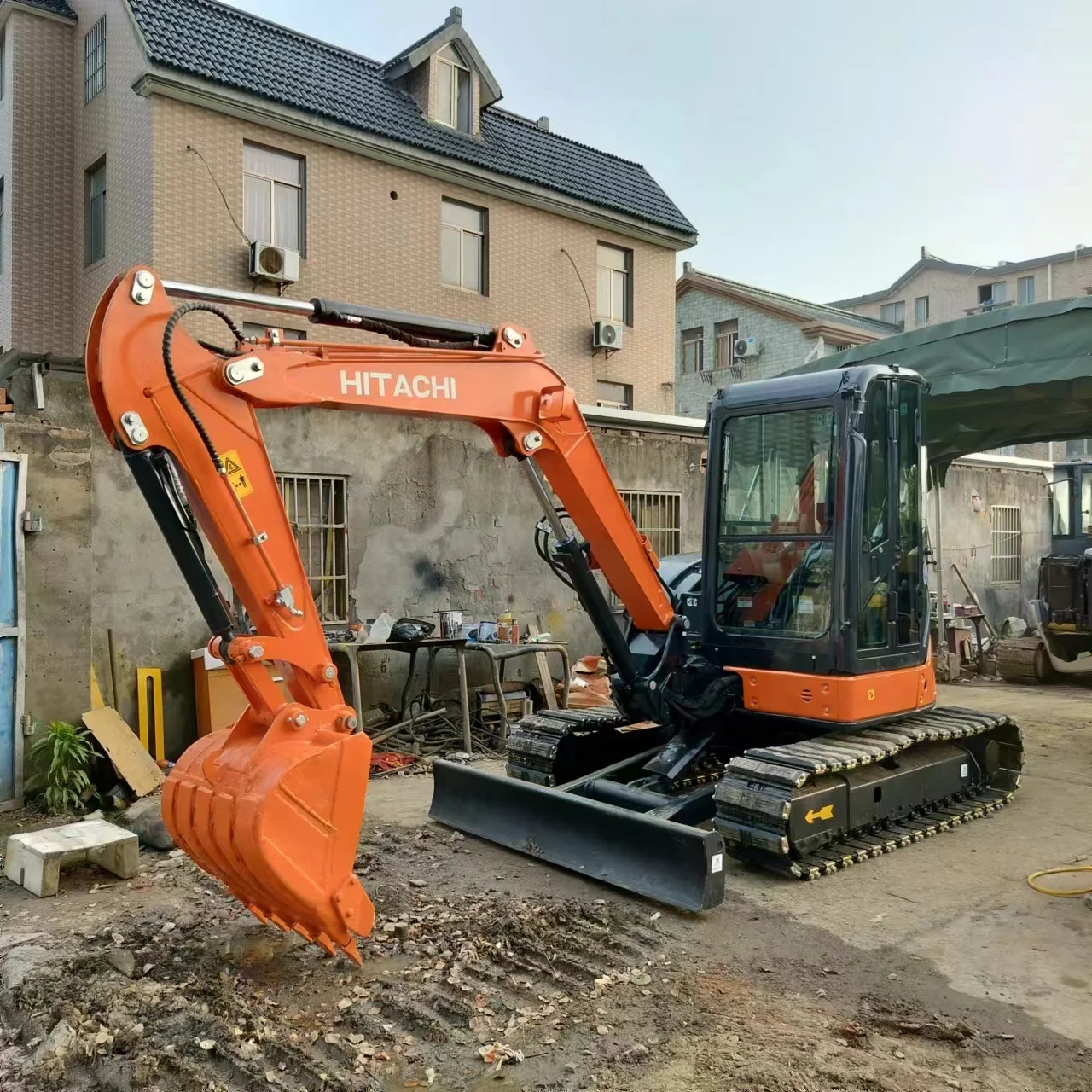 Used Hitachi Zaxis Zx50u Mini Excavator 5 Tons Capacity 50ur