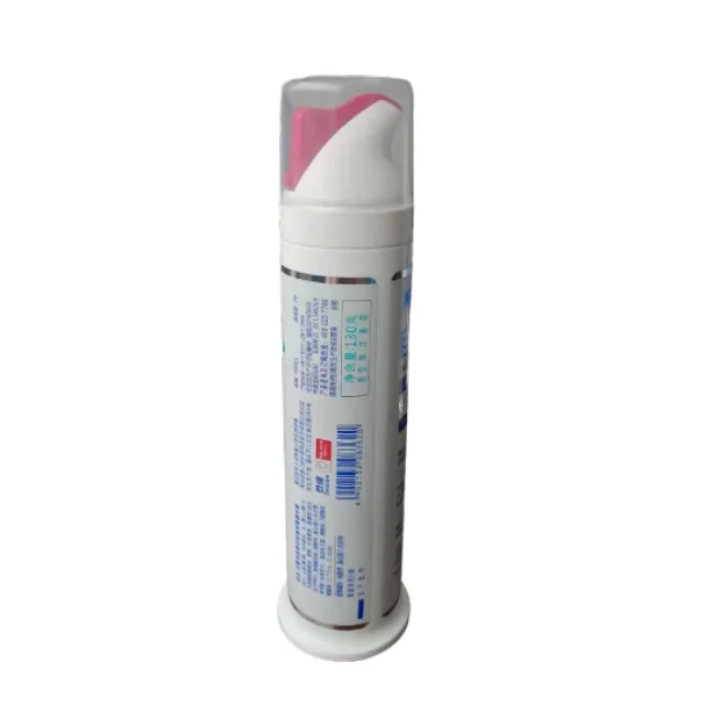 Wholesale 100ml 110ml Toothpaste Empty Bottle Custom Color Airless Toothpaste Pump Tube for Toothpaste