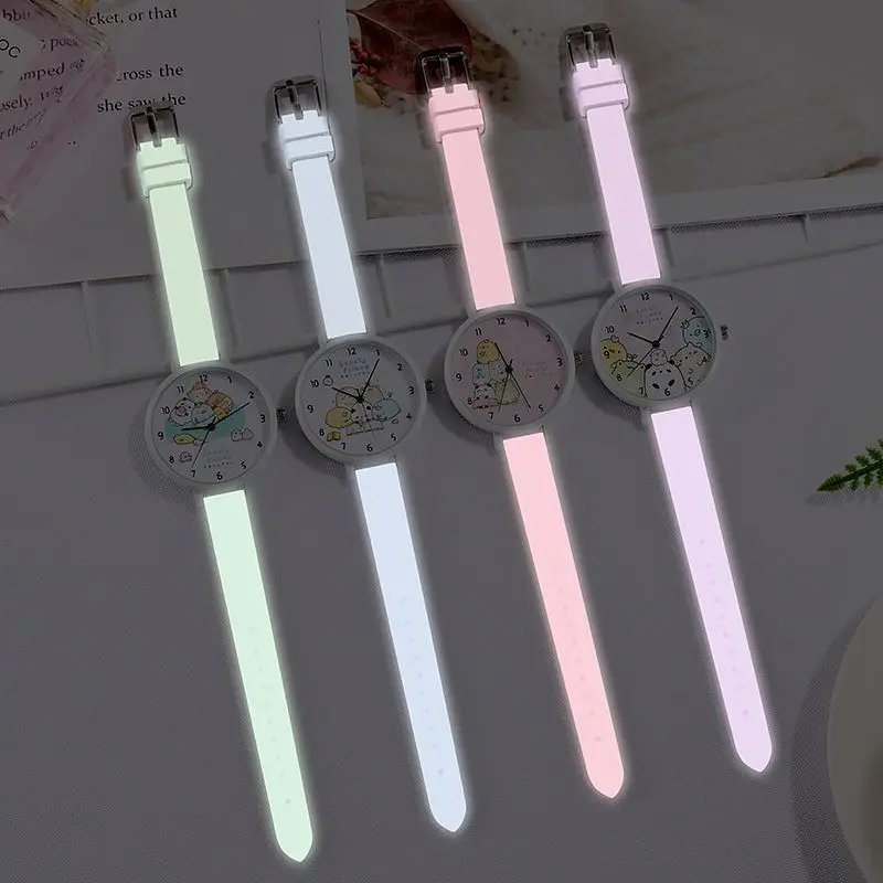 Glow-in-the-Dark Cartoon Kids Quartz Watch