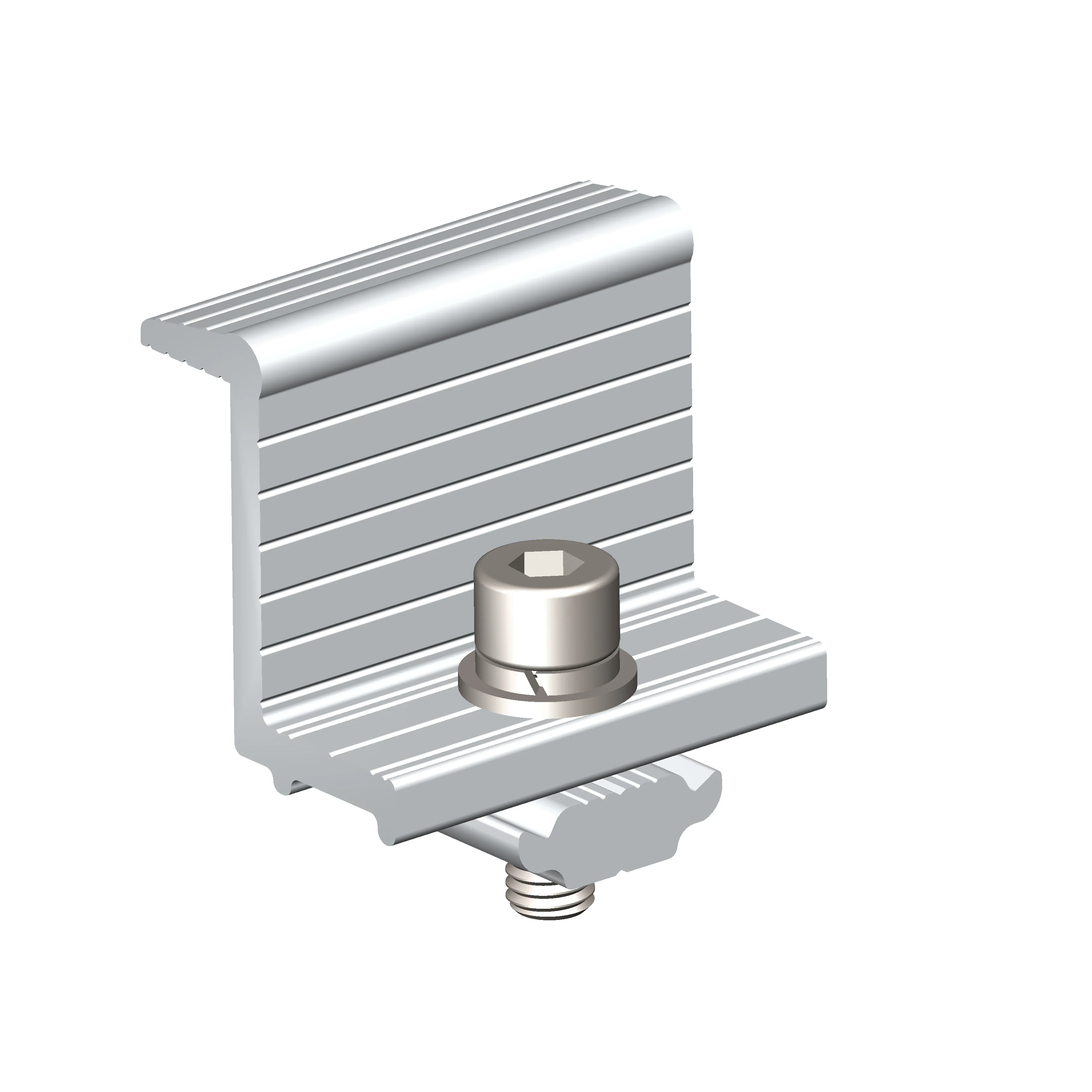 太阳能电池板安装架太阳能夹具末端夹具