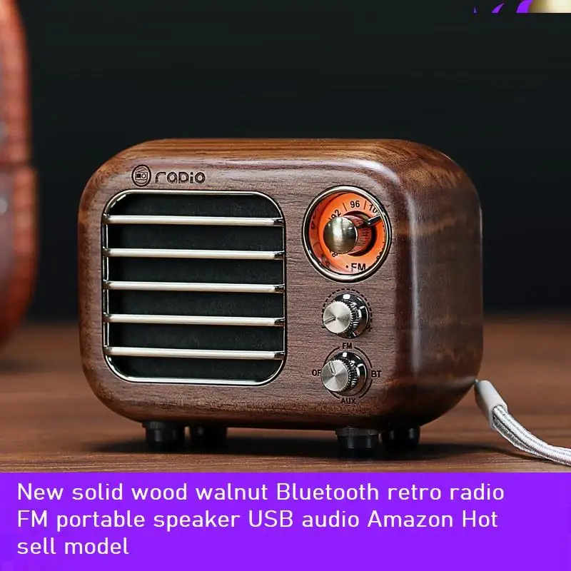 R918-A/C Retro Design Bluetooth Speaker with FM-Radio R918-A/C