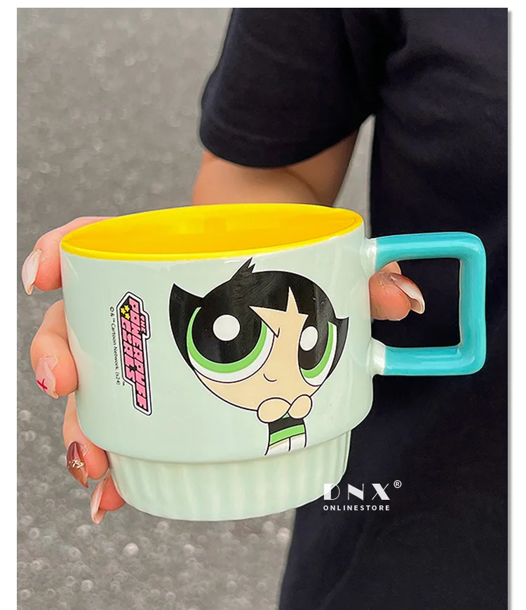 Powerpuff Girls Ceramic Cup Set Stacking Cups 4-Piece