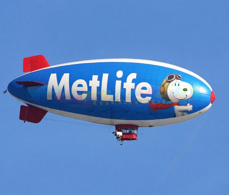 Wholesale Cheap PVC Airplane Zeppelin Dirigible Balloon Inflatable Blimp with CE Certification and Custom Logo for Advertising