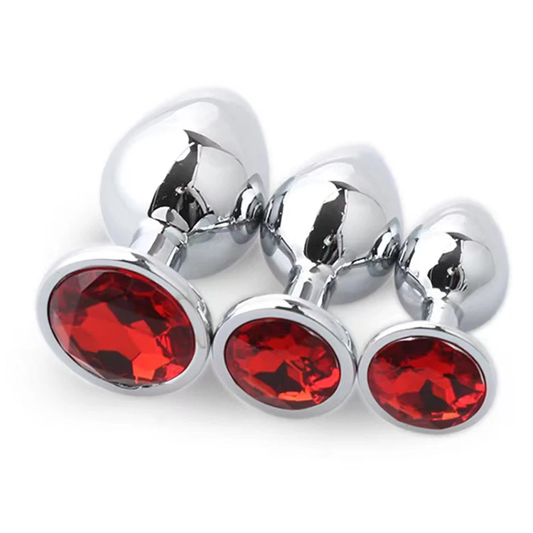 Gem Anal Plug Set - Stainless Steel Butt Plug for Women's Intimate  Enjoyment, Custom Colors Available, CE ROHS Certified