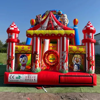 China Inflatable Amusement Park Inflatable Multi Play Playground For Children