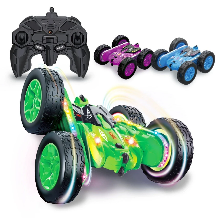 Carro De Juguete Remote Control Toy Stunt Car Colors Rc Stunt Car  Rotation 360 Remote Control Car