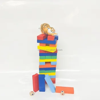 Building blocks tower toy set early childhood education activities education