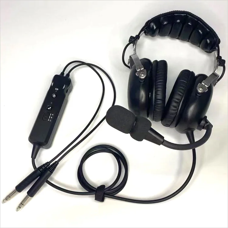 Professional Aviation Headset With Anr & Bluetooth For Pilot Buy
