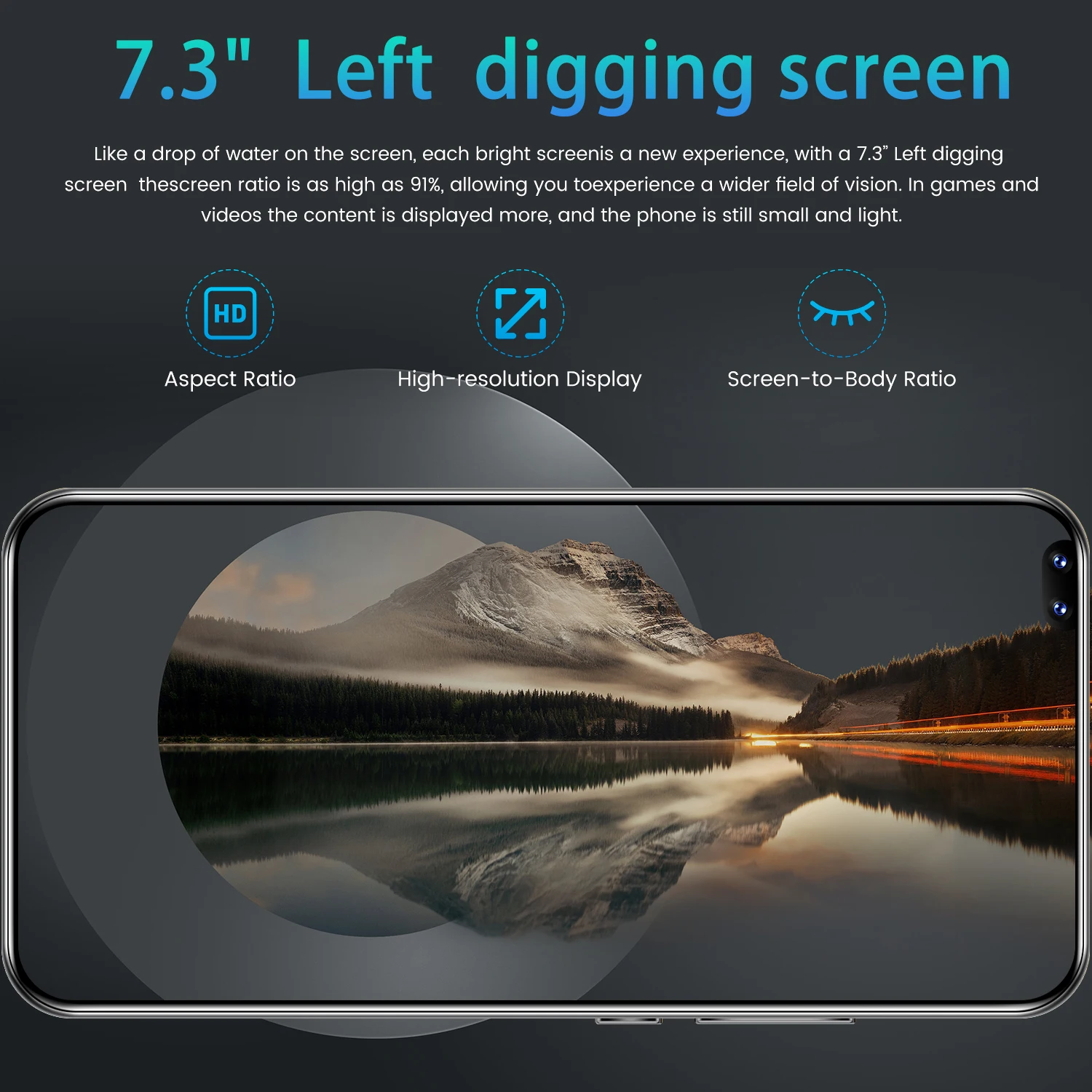 Hot Selling Mate 40 Pro+ 12GB+512GB 7.3 Inch full Display Android 10.0 Mobile Cell Smart phone