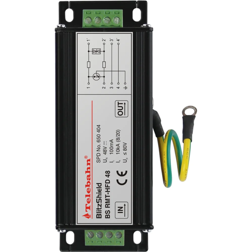 protection contre la foudre SPD Télébahns 48V Protection contre les surtensions Protection parafoudre basse tension