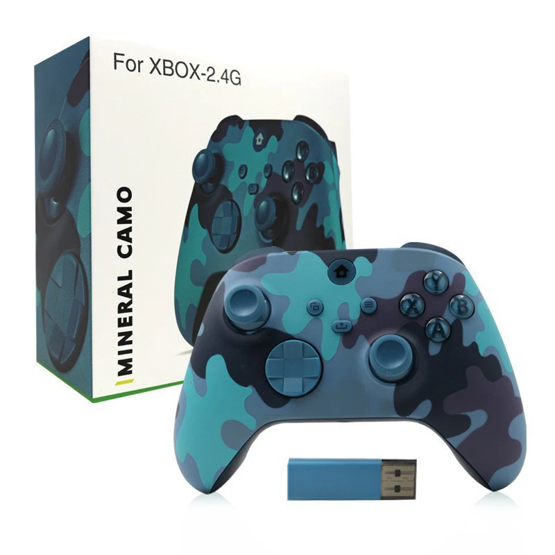 Wireless 2.4G Xbox Controller with Vibration & Headphone Jack