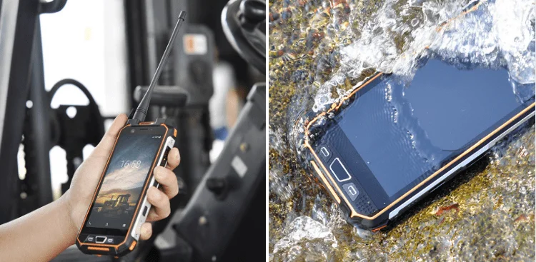 Dual Sim Touch Screen Wifi Gsm Atex Vhf Digital Radio Phone Two Way Dmr Talki Walki Telefones