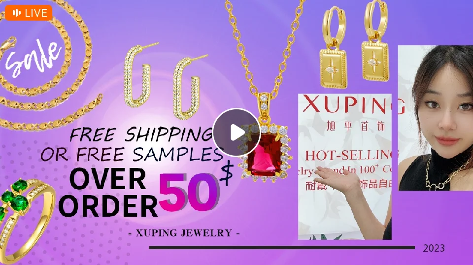 xuping jewelry factory directly sale Product Show Stream 2023