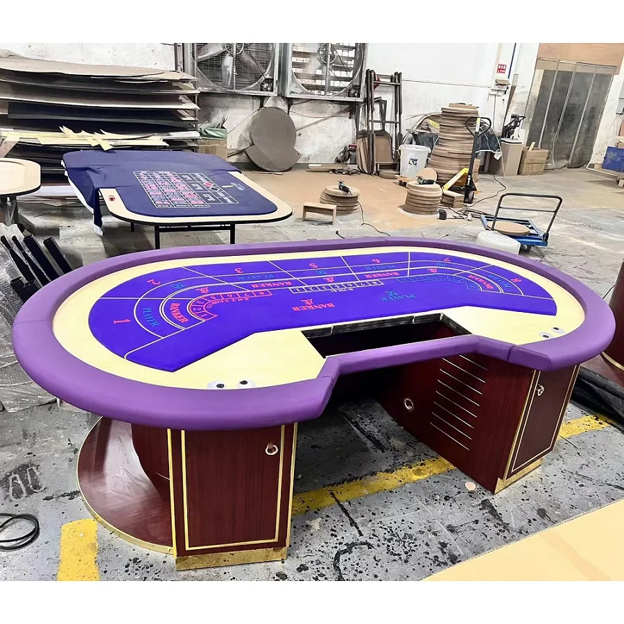 YH 10人用 ラグジュアリー 電子カジノポーカーテーブル ゲーム機付き