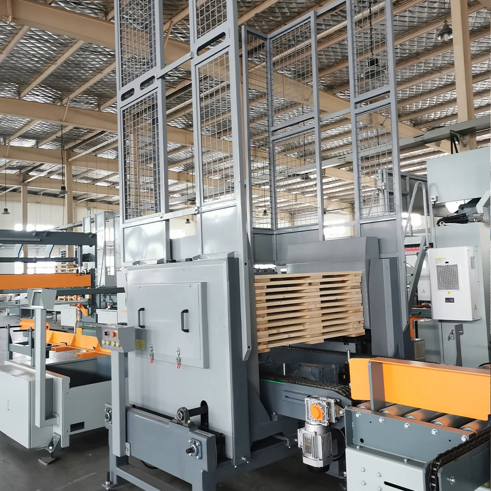Saifan SF2000 Package Machine Epal Automatic CNC Wooden Pallet Mat Nailing Making Machine