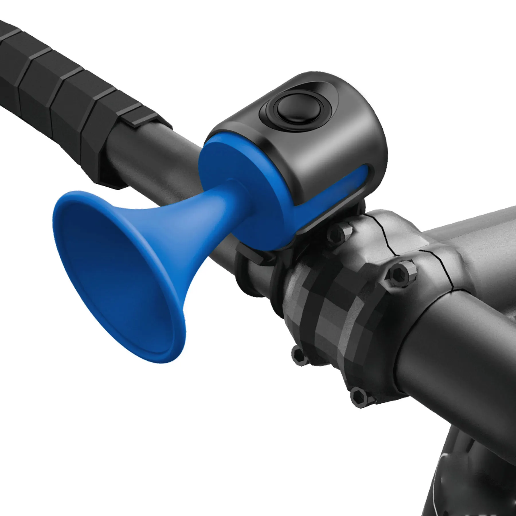 Electric Bicycle Horn 120dB Loud Bike Bell with Elastic Straps and