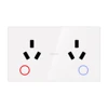 Tuya Zigbee- ปลั๊ก AU ไม่มี USB- แผงกระจก