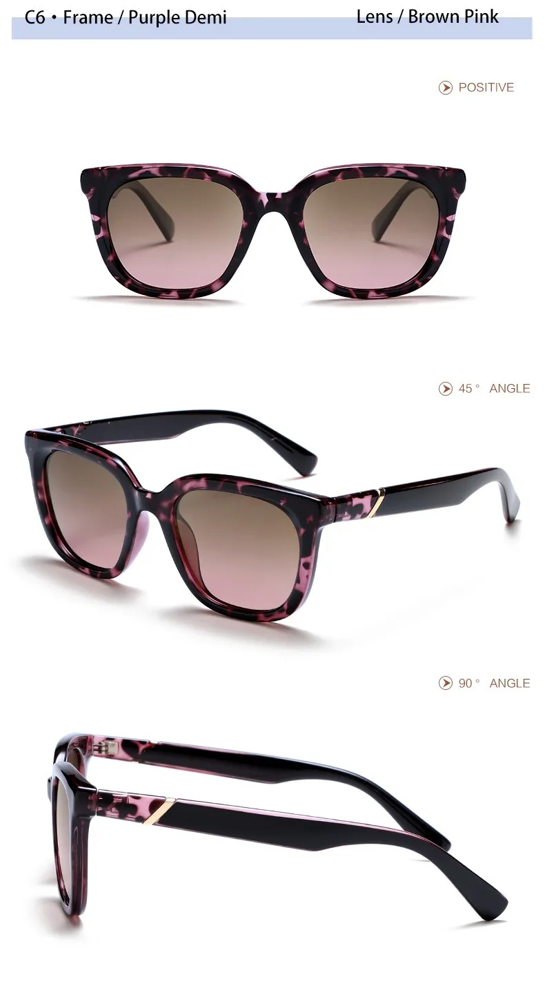 Oversized Square Polarised Sunglasses Retro Style For Men_voghion.com