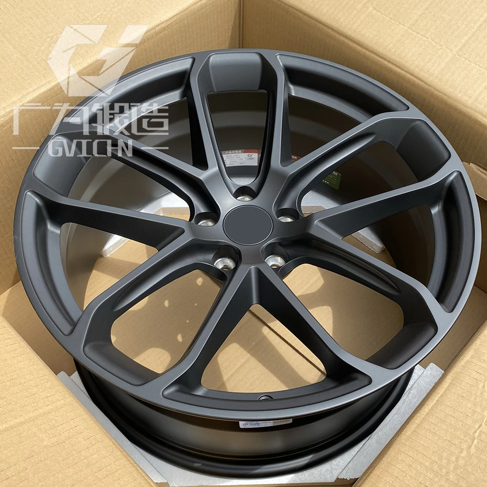 GVICHN matte black one piece forged wheel 16 17 18 19 20 21 22 23 24 26 inch aluminum alloy rims 5x112 5x114.3 5x120 wheel hub