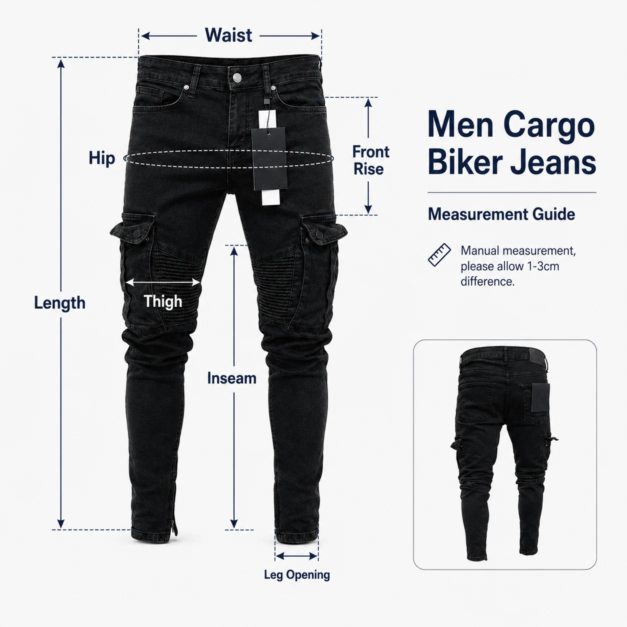 Custom OEM Manufacturer Fashion Custom Clothes Multi Long Work Trousers Casual Plus Size Men Cargo Pants