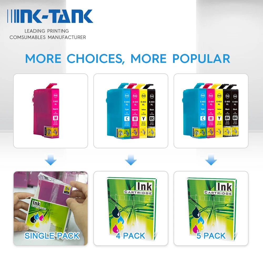 INK-TANK ICBK76 ICC76 ICM76 ICY76 Compatible Ink Cartridge for