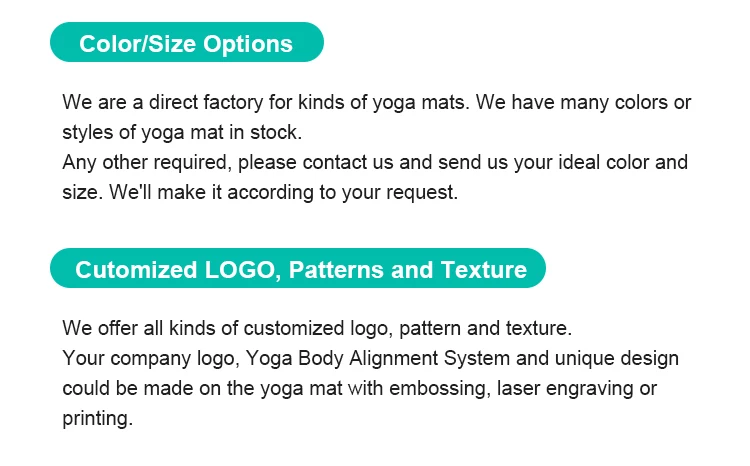 Eco-friendly Kid Size Wholesale Customized Logo Skid less Yoga Mat