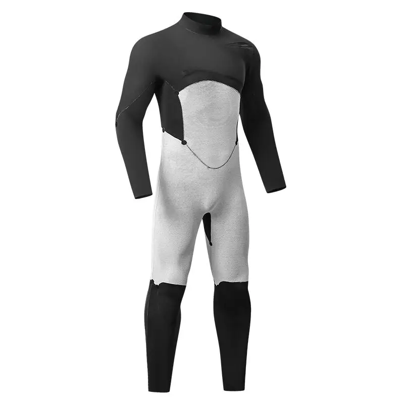 Sbart Custom Chest Zip Diving Suit Hooded Full Suit neoprene wetsuit for surfing spearfishing triathlon mens diving suit wetsuit